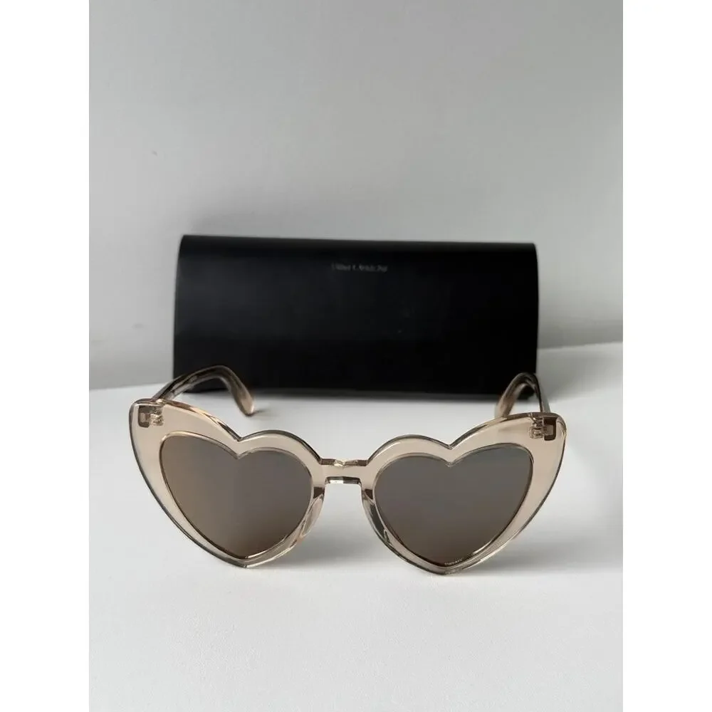 NEW Saint Laurent SL181 Champagne Heart LouLou Sunglasses